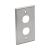 Placa Frontal de Ancho Sencillo de 2 Puertos TRIPP-LITE N206-FP02-IND (N206-FP02-IND)