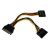 CABLE SATA P/CORRIENTE DOBLE A.6 BROBOTIX 180824 (180824)